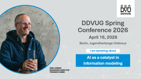 AI as a catalyst in information modeling | Dirk at the DDVUG Frühjahrstagung 26